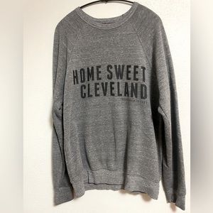 Fresh Brewed Tees Hoodie Size M Home Sweet Cleveland